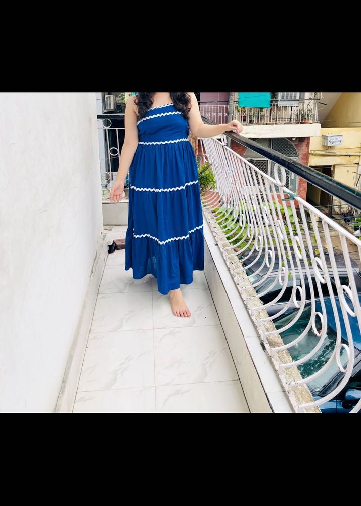 Blue Maxi Sundress
