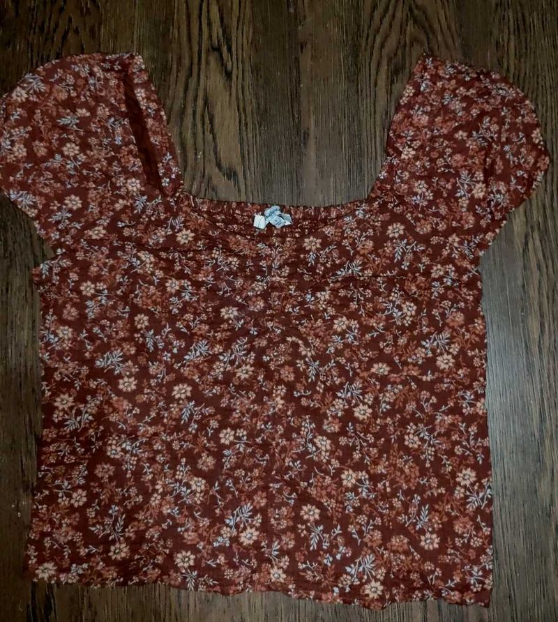 Floral Crop Top