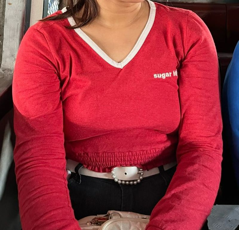 Long Sleeve Crop Top