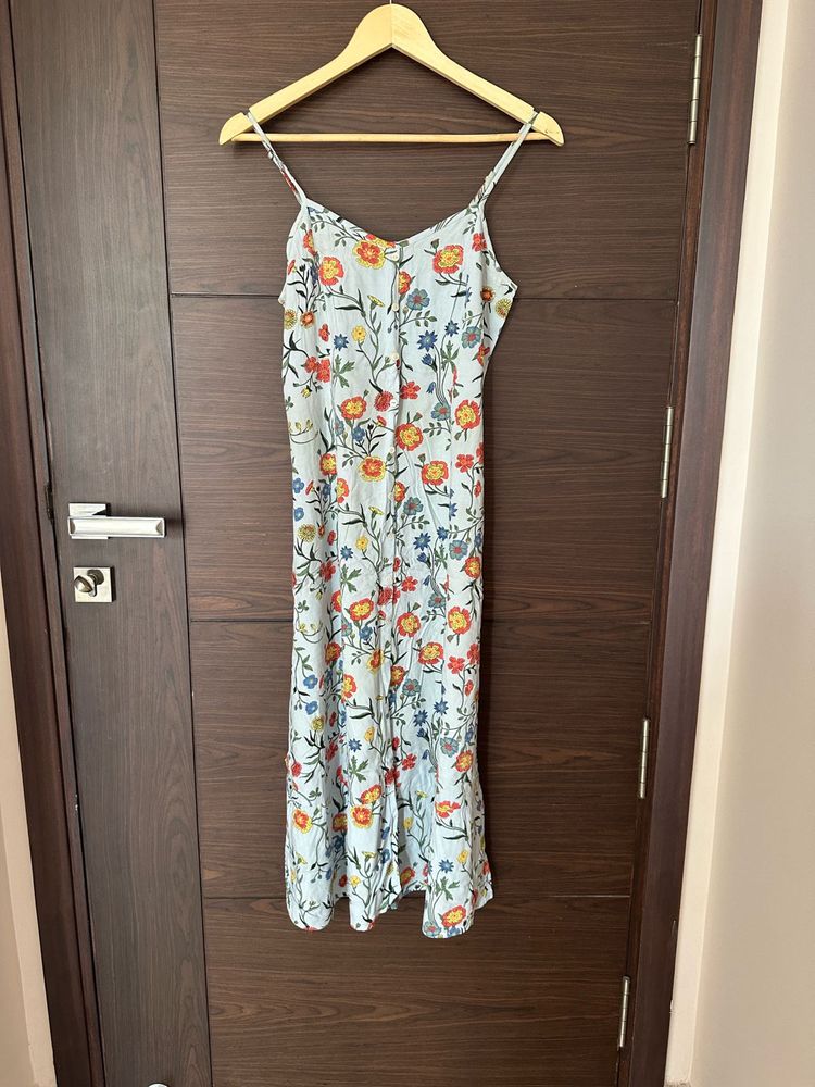 Floral Print Slip Dress