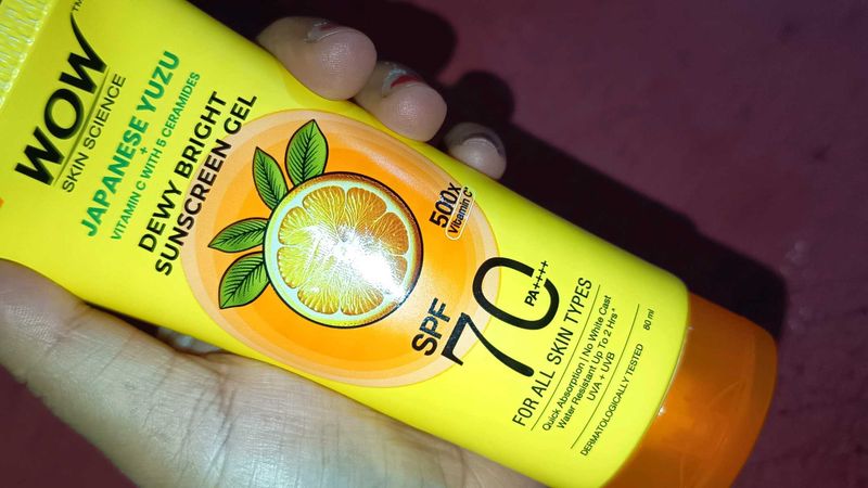 WOW Japanese Yuzu Sunscreen SPF 70