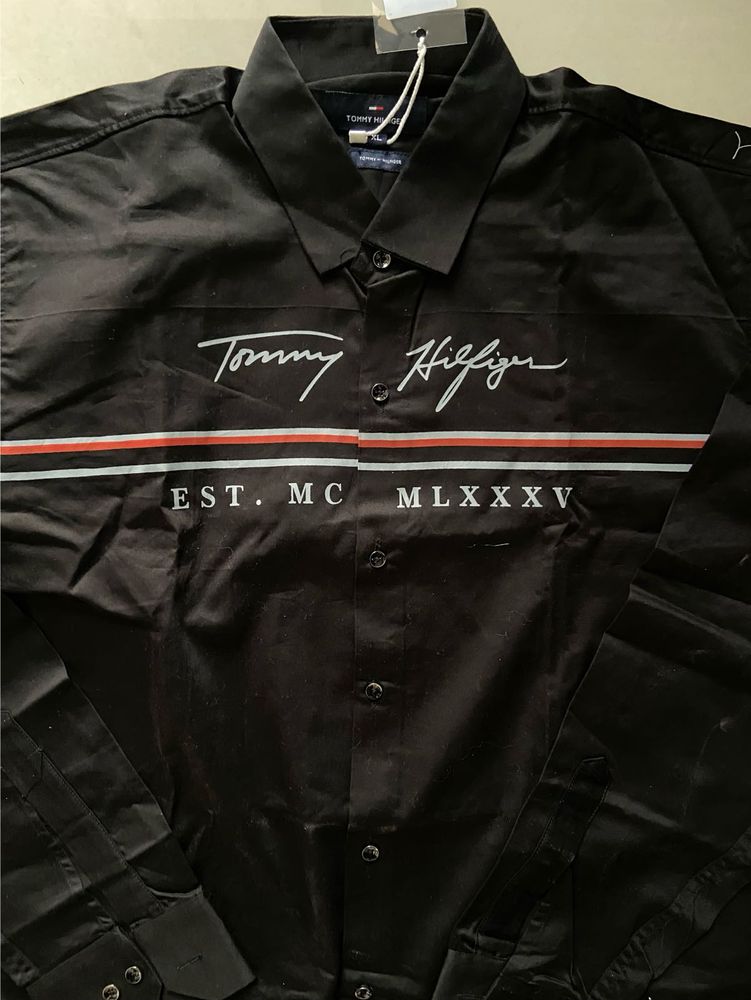 Tommy Hilfiger Black Button Down