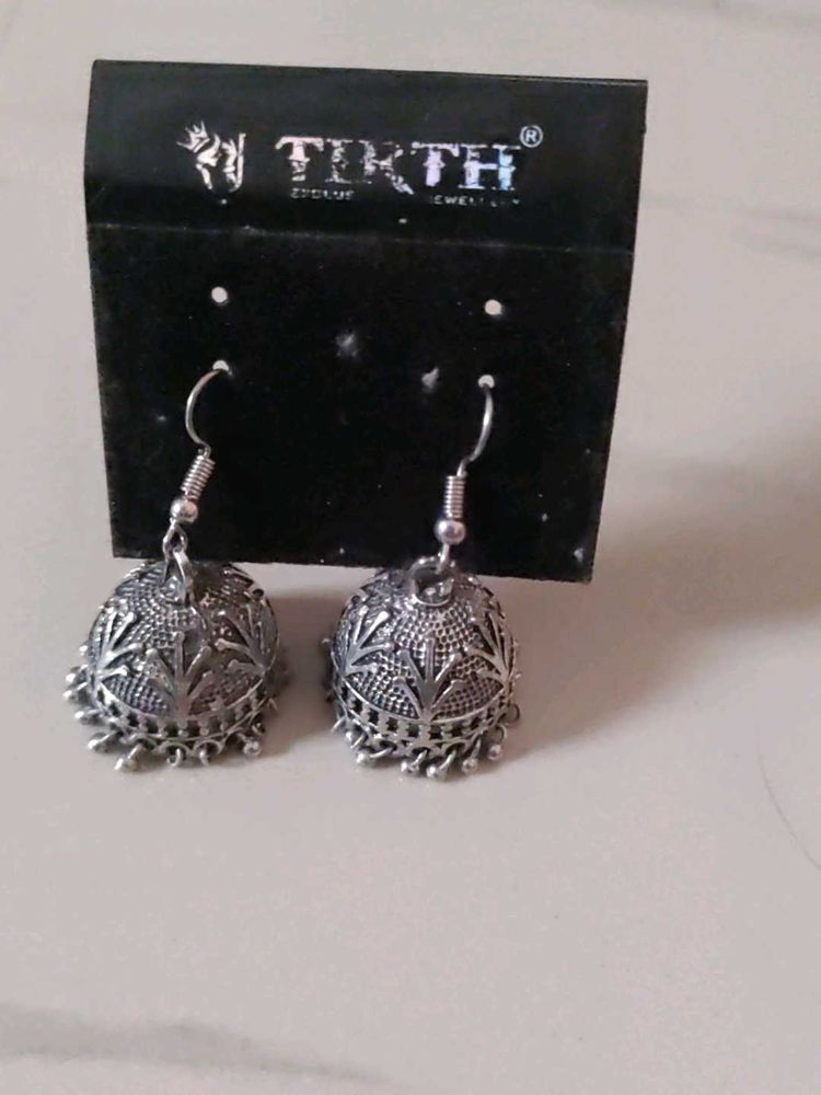 Ear Rings Antique Silver