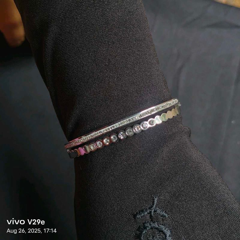 Silver Bracelet Set