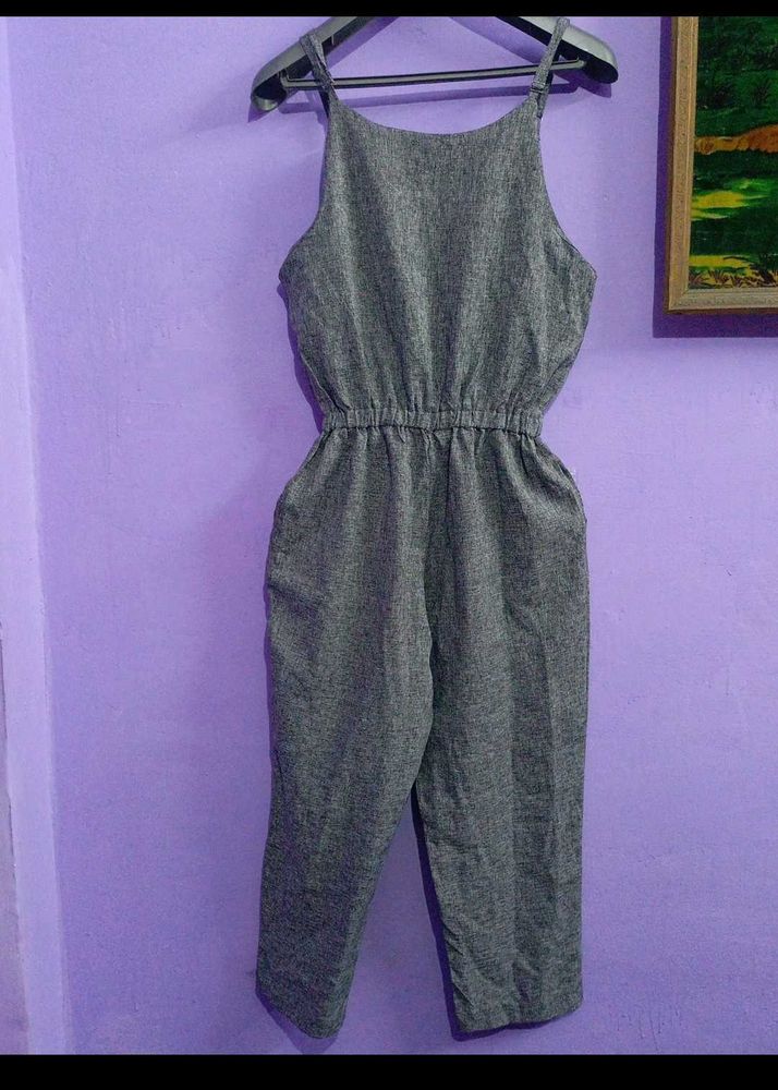 Fabulous Grey Jumpsuit For Girls And Women&#39;s