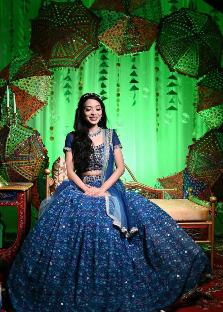 Mirror Work Heavy Flair Lehnga