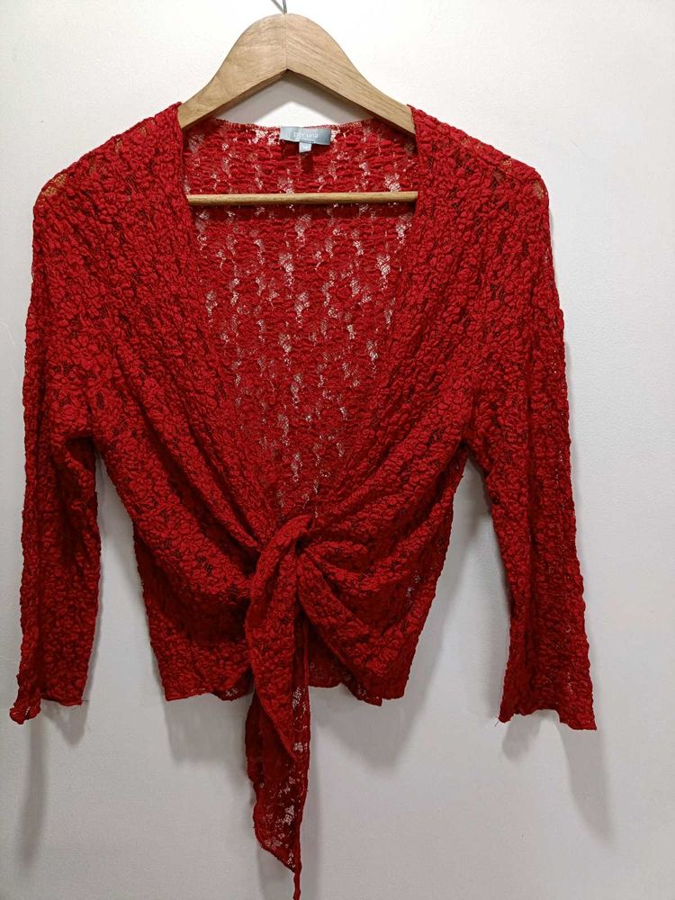 Mesh Beach Shrug