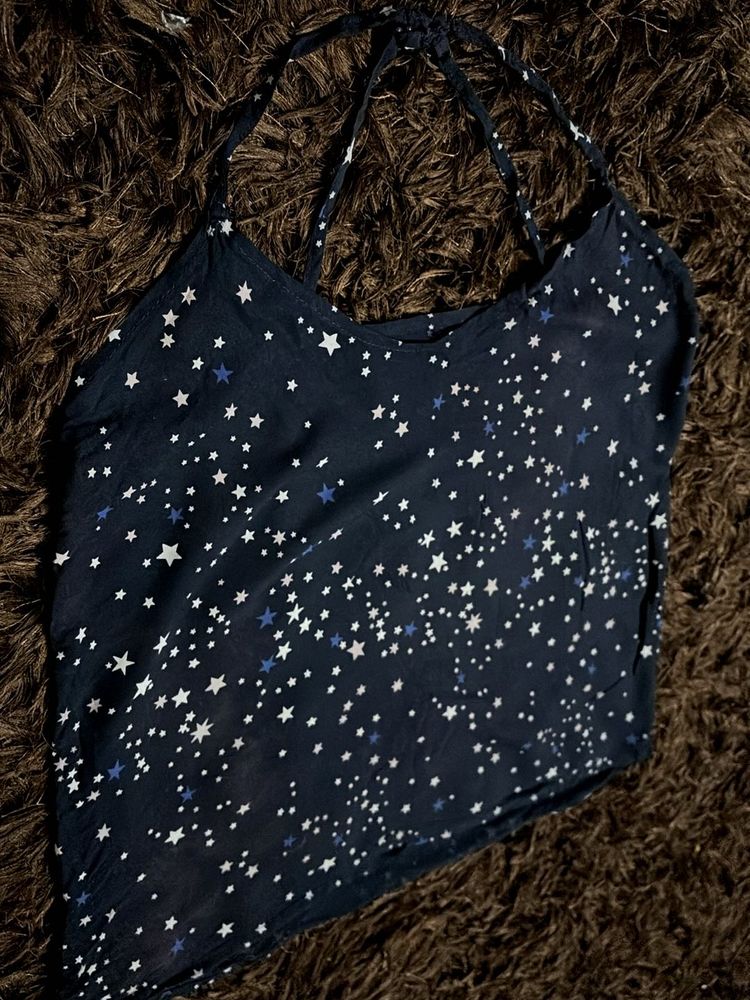 Starry Halter Top