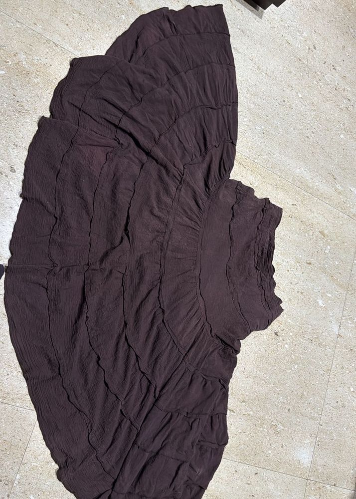 Brown Ethnic Skirt