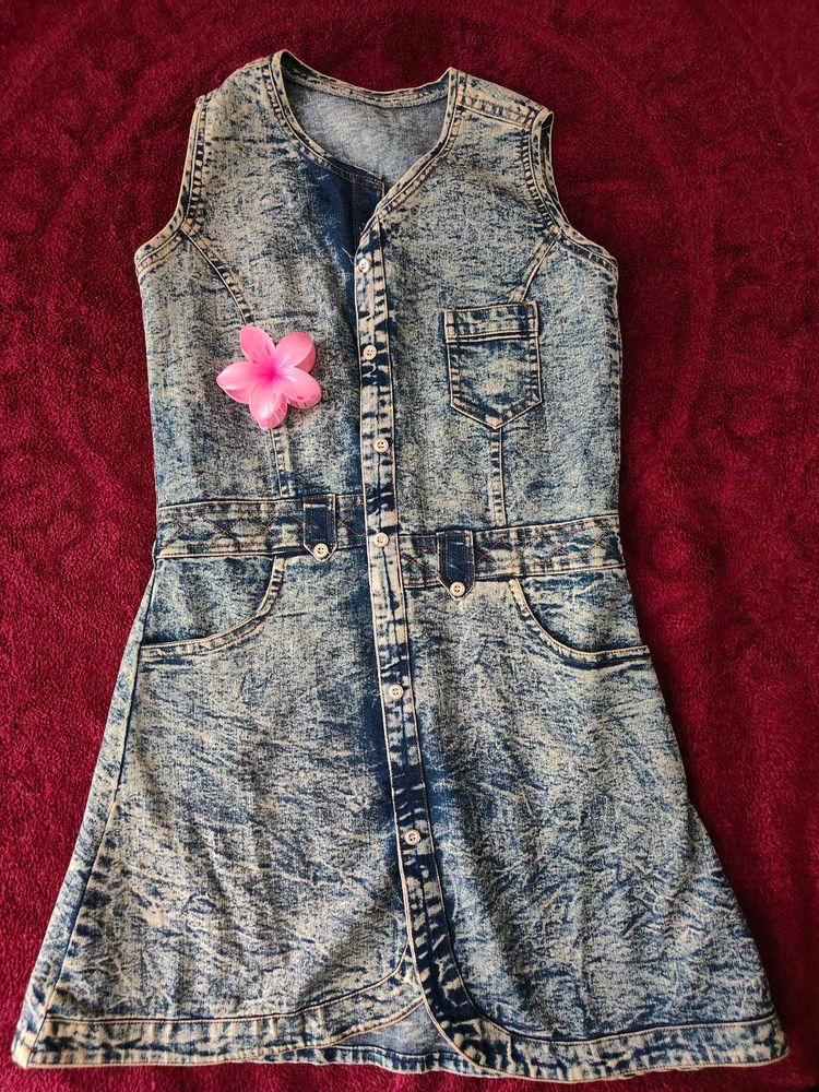Denim cute Dress
