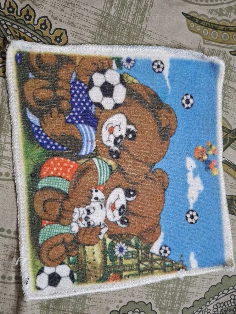 Trendy Cartoon Print Handkerchief | Soft &amp; Stylish