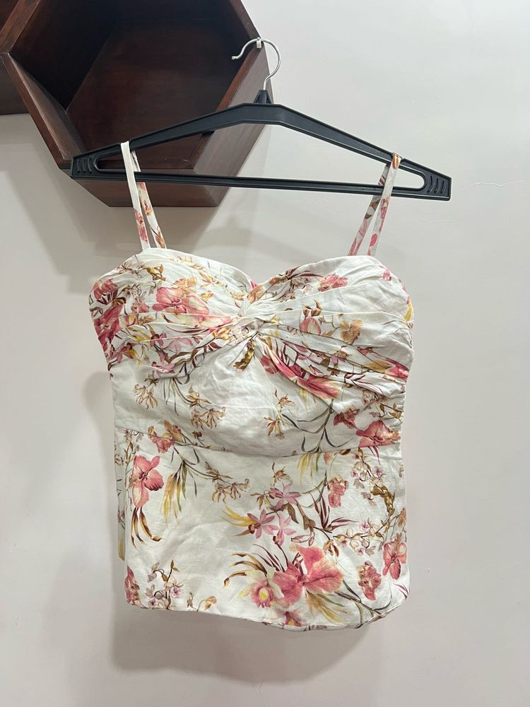 Floral Print Cami Top