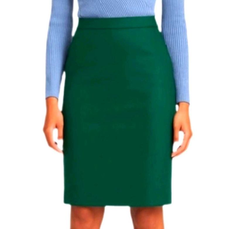 Green Wool Skirt