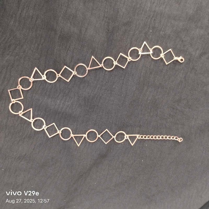 Geometric Chain Necklace