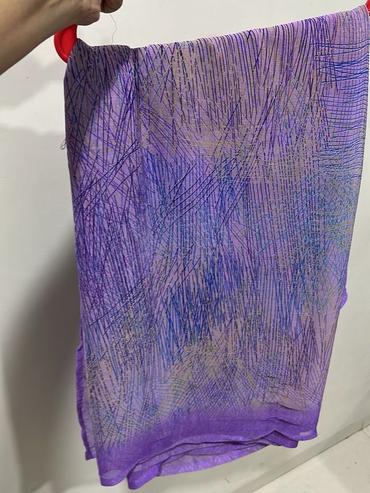 Lavender Daily Use Saree