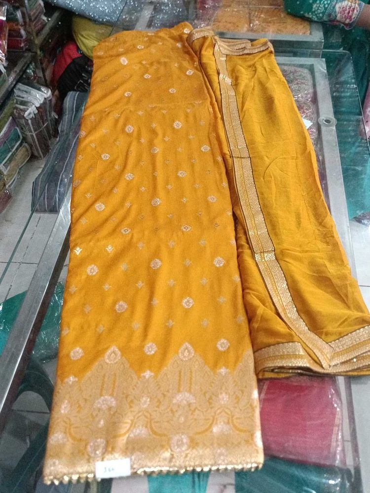 Yellow Dress Material
