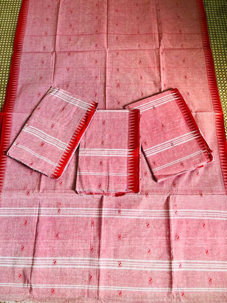 Single Handloom Cotton Chador || Sador ||