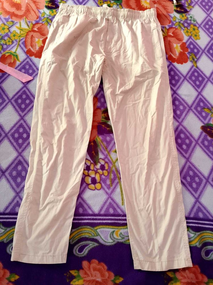 Beige trouser and khaki trousr  set o