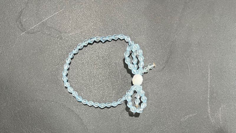 Light Blue Beaded Bracelet