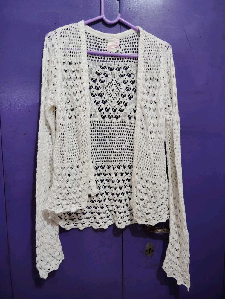 Crochet Knit Cardigan