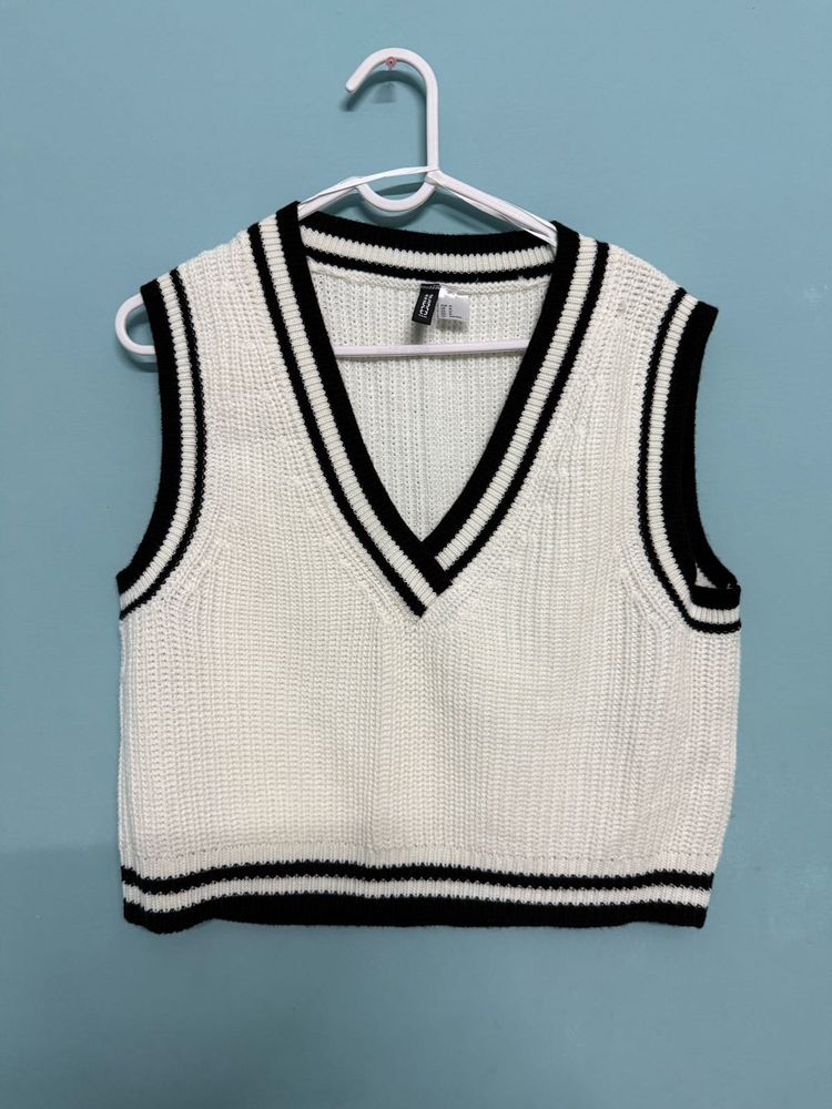 White Knit Vest