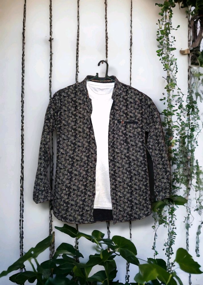 Partywear Black Casual Shirt