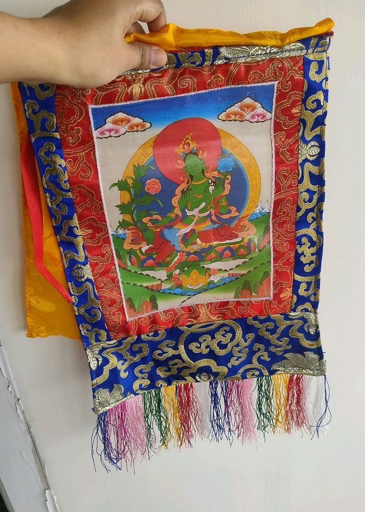 Green Tara Thanka