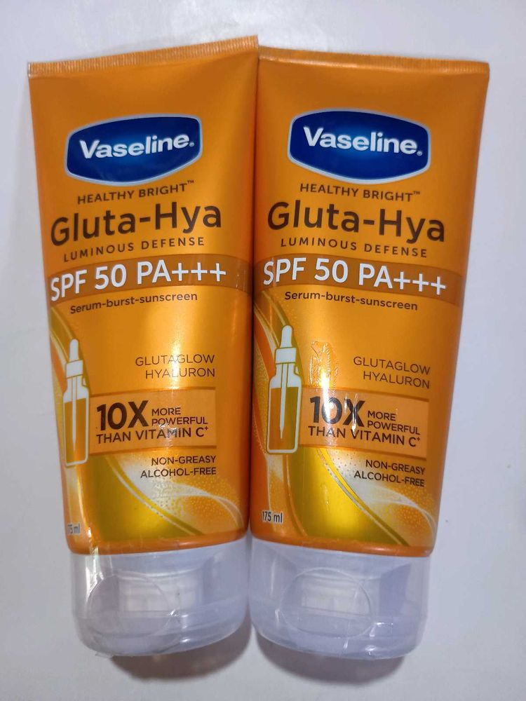 Vaseline Sunscreen SPF 50 &amp;  Hair Oil