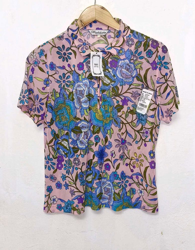 Trendy New Floral Print Top