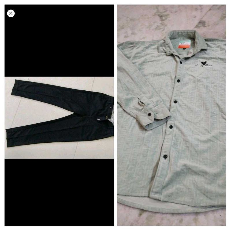 Men's Outfit: Shirt &amp; Pants