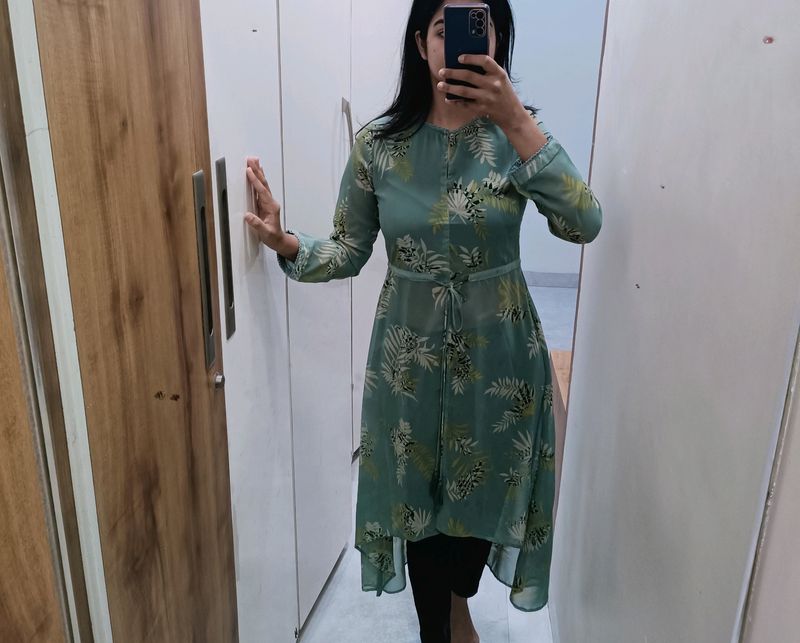 All About You Front Cut High Low Kurta