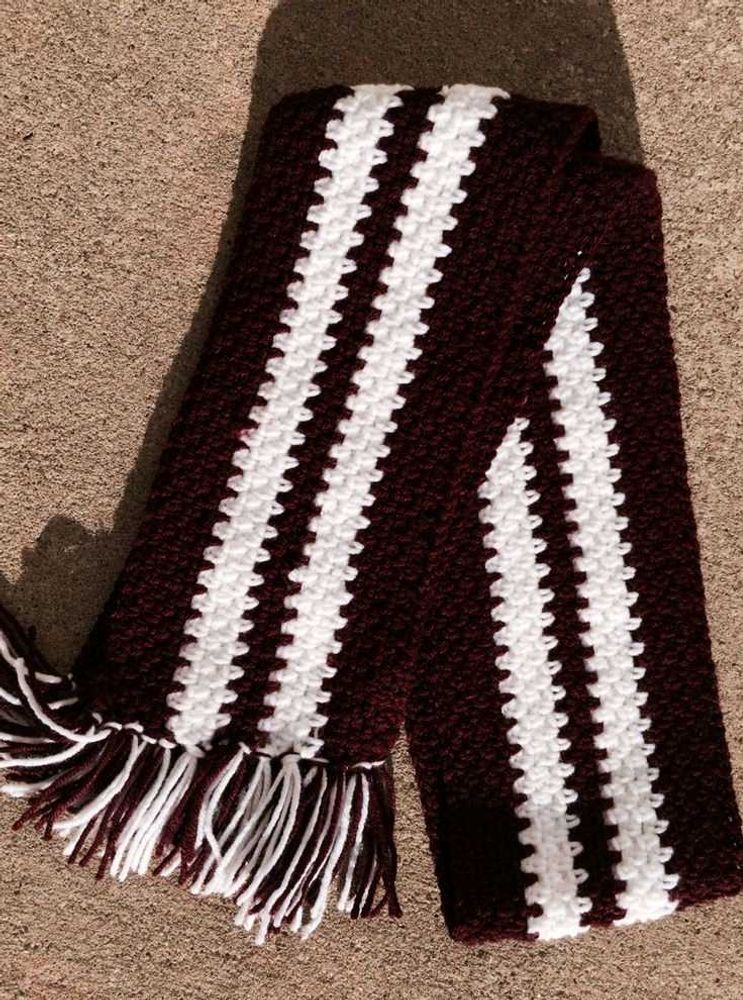 Handmade Striped Scarf