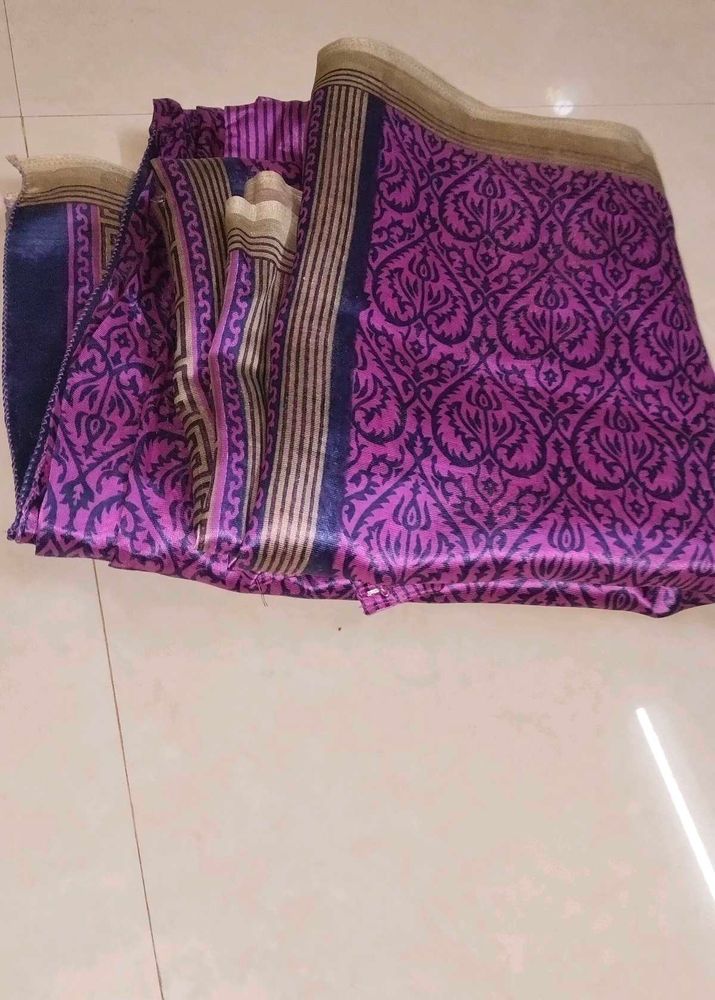 Elegant Purple Saree