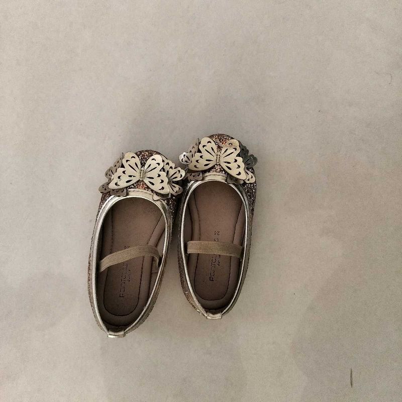 Girls Sparkly Butterfly Shoes