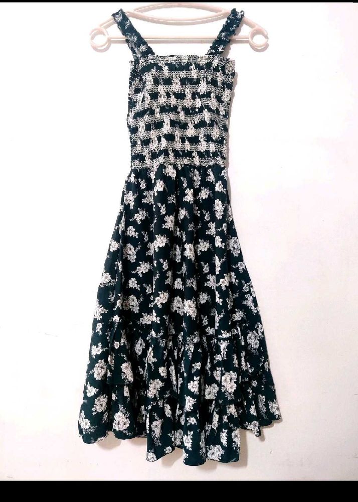 Floral Smocked Dress