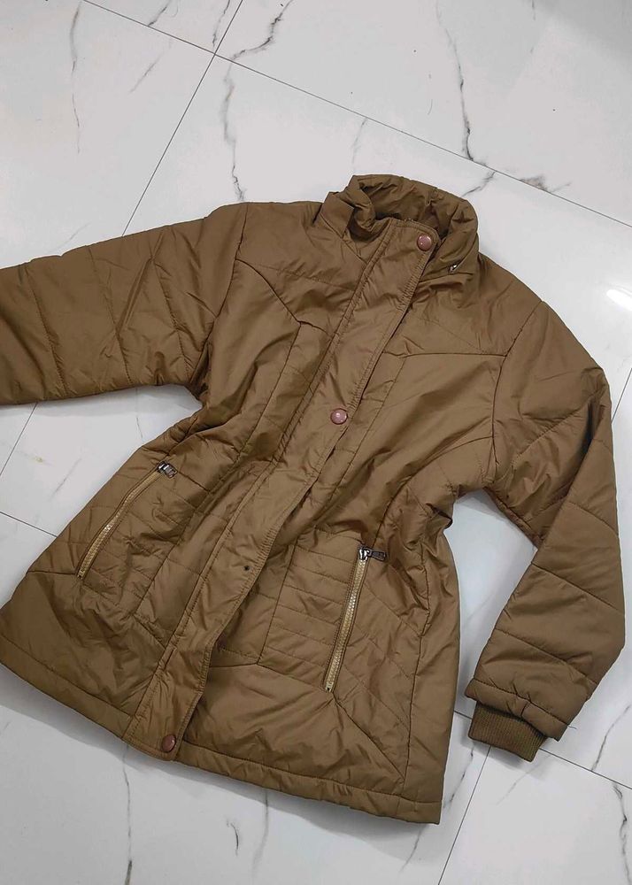 Stylish Brown Padded Jacket