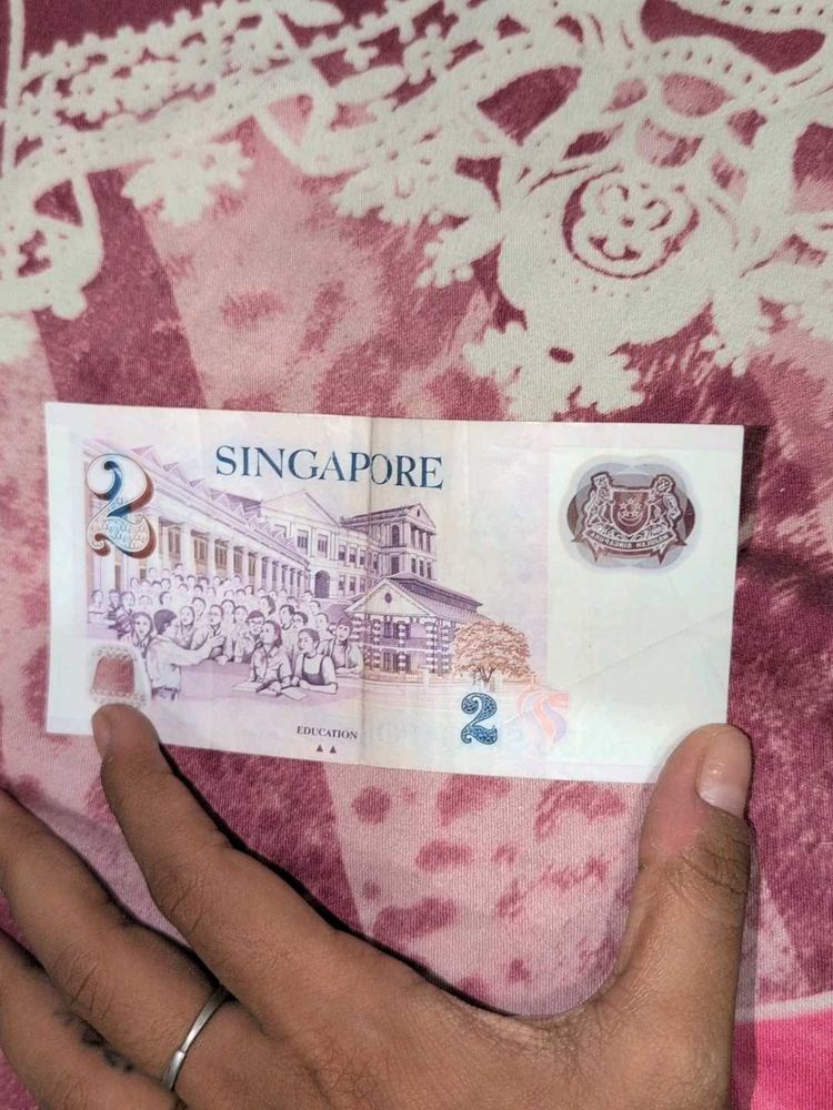 Singapore currency 2$ note