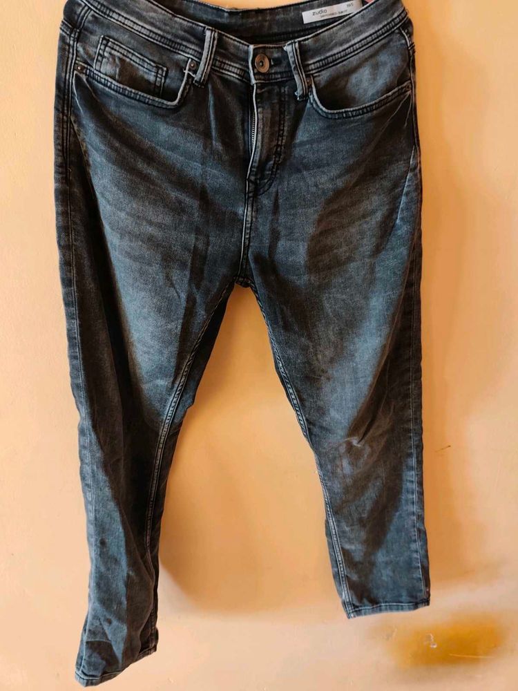 Charcoal Denim Jeans - Size 30 (Zudio)