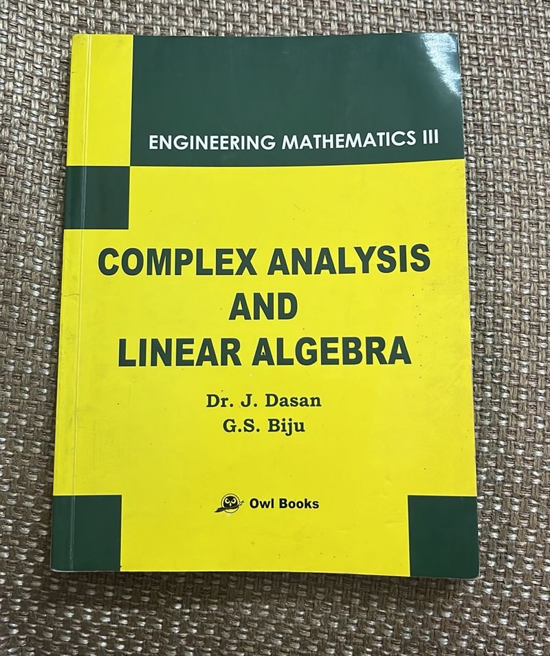 Engineering Mathematics III (textbook)