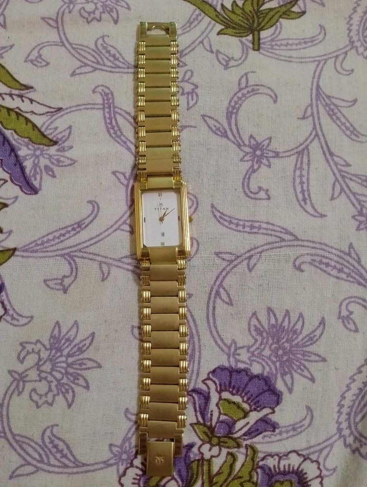 Titan Gold Watch