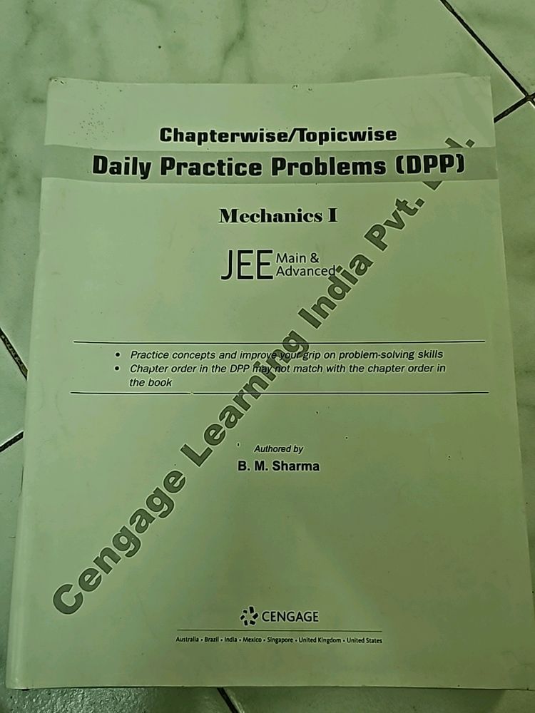 Physics DPP Byjus Cengage Jee Books