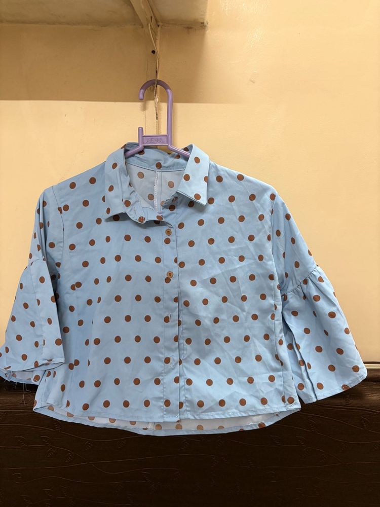 Cute Polka Dot Crop Top❤️