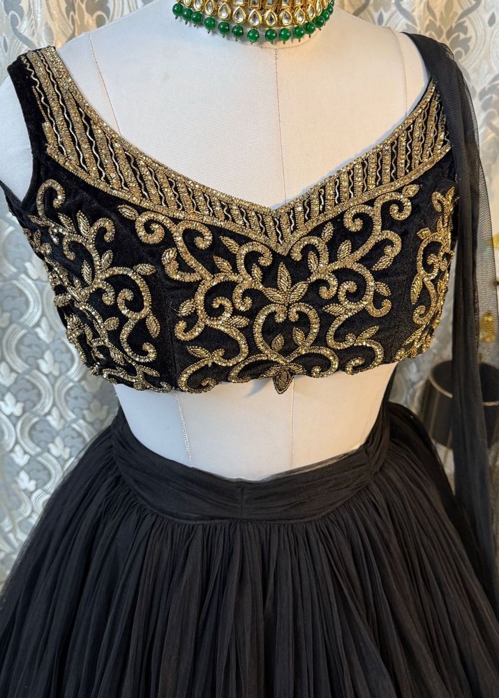 Elegant Black Lehenga Choli