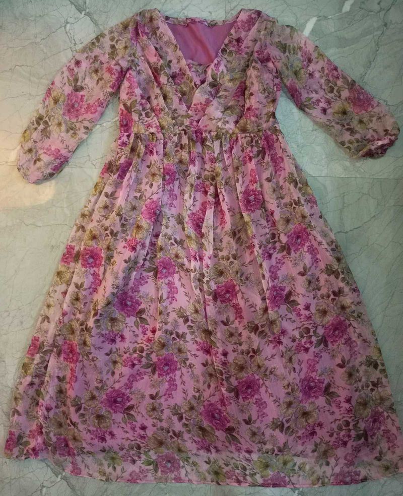 Floral Print Maxi Dress