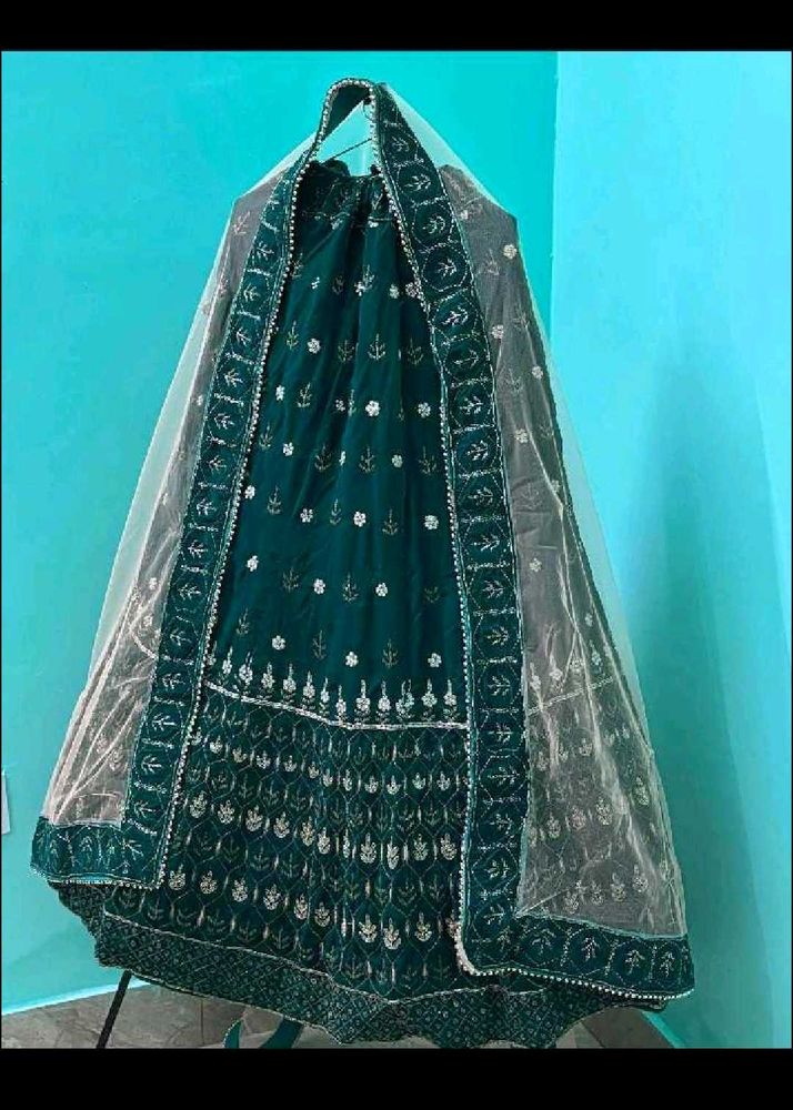 Elegant Green Lehenga Choli with Dupatta