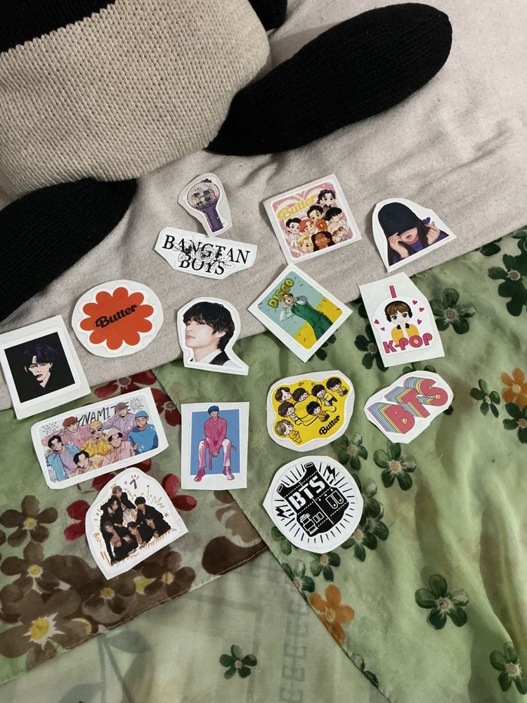 BTS stickers(total 15 stickers)