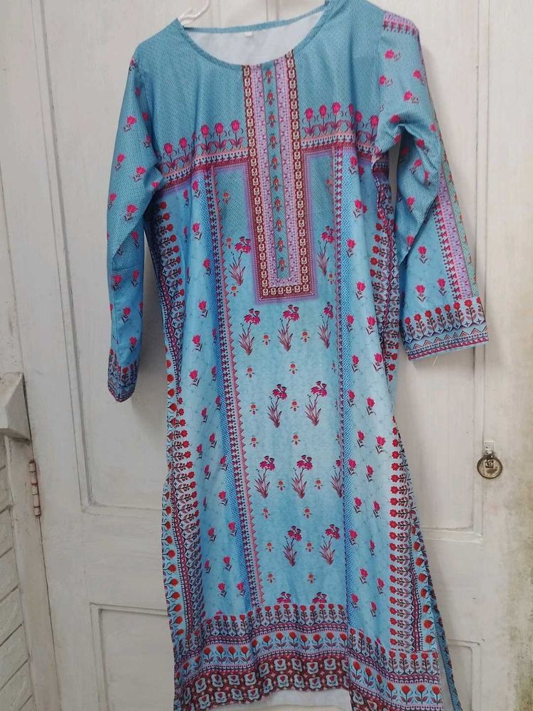 Floral Print Kurta