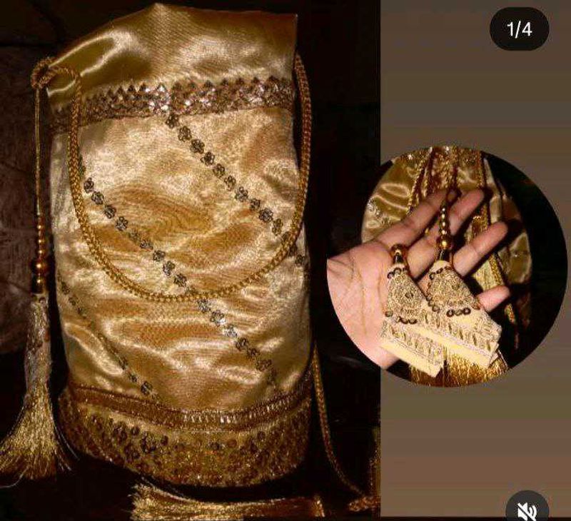 Elegant Gold Pouch