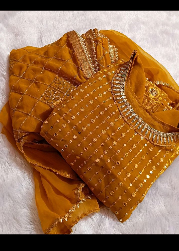 New Unused Sharara Suit For Haldi Or Wedding