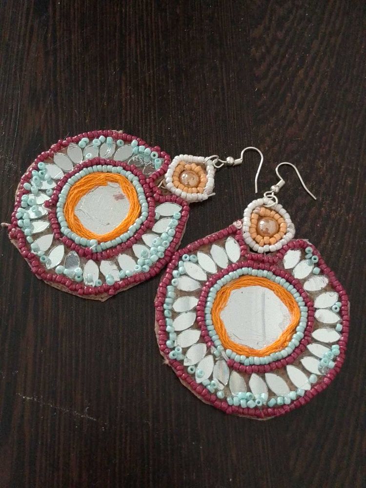 Mirror Mandala Earrings